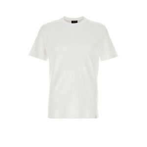 Brioni Men White Cotton T-Shirt